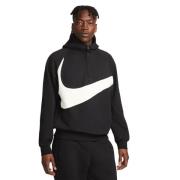 Nike Swoosh Half-Zip Fleece Hoodie Black, Herr