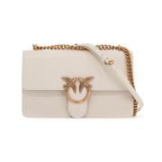 Pinko Klassisk Love Bag One Handväska White, Dam