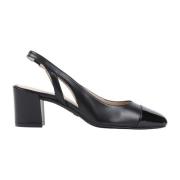 Stuart Weitzman Svarta Läder Cut Out Sandaler Black, Dam