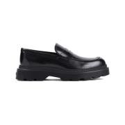 Tod's Svarta Läderloafers Snygg Design Black, Herr