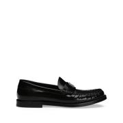 Dolce & Gabbana Svarta platta skor Elegant stil Black, Dam