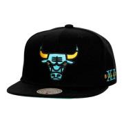 Mitchell & Ness Svart Bulls Core Snapback Keps Black, Herr