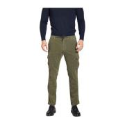 Mason's Sammet Cargo Byxor Extra Slim Fit Green, Herr