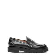 Stuart Weitzman Pärla Loafer Modern Stil Black, Dam