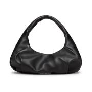 Stuart Weitzman Stilren Mini Hobo Väska Black, Dam