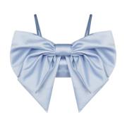 Nina Ricci Blå Satinbåge Bralette Blue, Dam