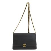 Chanel Vintage Pre-owned Laeder plnbcker Black, Dam