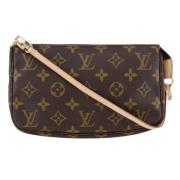 Louis Vuitton Vintage Pre-owned Canvas kuvertvskor Brown, Dam