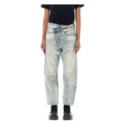 R13 Vintage Ash Blue Crossover Jeans Blue, Dam