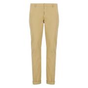 Dondup Beige Bomulls Herrbyxor med Fickor Beige, Herr