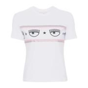 Chiara Ferragni Collection Kortärmad T-shirt White, Dam