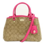 Coach Pre-owned Pre-owned Tyg handvskor Brown, Dam