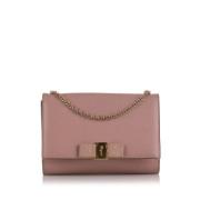 Salvatore Ferragamo Pre-owned Pre-owned Laeder crossbodyvskor Pink, Da...