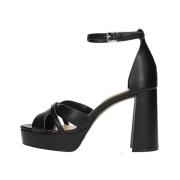 Apepazza High Heel Sandals Black, Dam