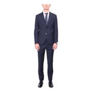 Manuel Ritz Elegant Suit Set Blue, Herr