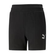 Puma Klassiska Pintuck Shorts Black, Dam