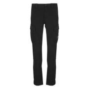 C.p. Company Svarta Cargo Byxor med Fickor Black, Herr