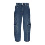 AllSaints fraktstil jeans Blue, Dam