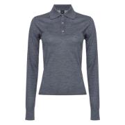 Pinko Grå Regnig Liquoroso Polo Gray, Dam