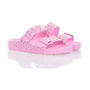 Birkenstock Rosa Sandaler Anpassade Kvinnors Stil Pink, Dam