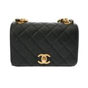 Chanel Vintage Pre-owned Laeder chanel-vskor Black, Dam