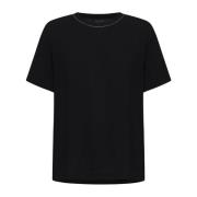 Fabiana Filippi Svarta T-shirts och Polos Black, Dam