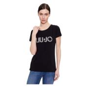 Liu Jo St P M/C T-shirt för kvinnor Black, Dam