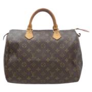 Louis Vuitton Vintage Pre-owned Canvas louis-vuitton-vskor Brown, Dam