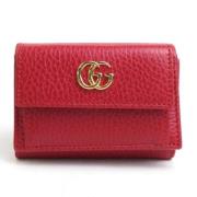 Gucci Vintage Pre-owned Laeder plnbcker Red, Dam