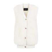 Fabiana Filippi Shearling Gilet White, Dam