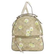 Coach Pre-owned Pre-owned Tyg ryggsckar Beige, Dam