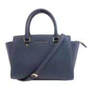 Michael Kors Pre-owned Pre-owned Plast handvskor Blue, Dam