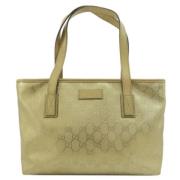 Gucci Vintage Pre-owned Plast handvskor Yellow, Dam