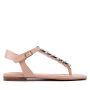 Guess Strand Flip-Flops Beige, Dam