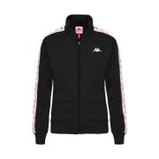 Kappa Zip Hoodie Black, Dam