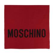 Moschino Halsduk med Logo Red, Unisex