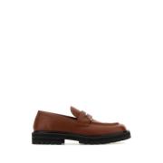 Marni Stiliga Karamell Läder Loafers Brown, Herr