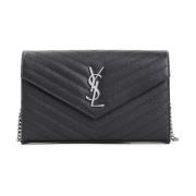 Saint Laurent Kedjeplånbok Black, Dam