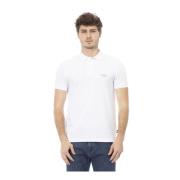 Baldinini Trend Polo Shirt med Logo White, Herr