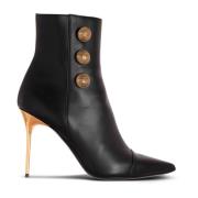 Balmain Läder Roni ankelboots Black, Dam