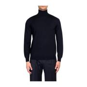 Corsinelabedoli Turtleneck Jumpers Essential Style Comfort Black, Herr