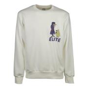 Equipe 55 Elite Sweatshirt Rundhals Kräm Beige, Herr