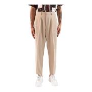 Corsinelabedoli Elegant Suit Trousers Pantalone Beige, Herr