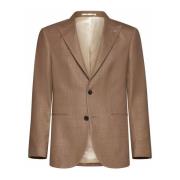 D4.0 Ullblazer med Engelska Ventiler Brown, Herr