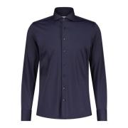 Fakts Jersey Slim-Fit Skjorta Blue, Herr