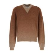 JW Anderson Alpaca Blend Sweater i Ljusbrun Brown, Herr