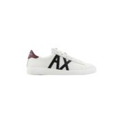 Armani Exchange Låga Sneakers White, Herr