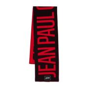 Jean Paul Gaultier Burgundy Red Wool Scarf Red, Dam