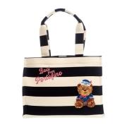 Rue Madame Chic Teddy Tote Portofino Black Handväska Multicolor, Dam