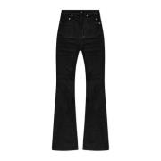 Rick Owens Jeans Bolan Black, Dam